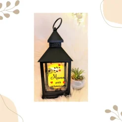 Grablicht Solar Sternenkind Mond und Sterne, Personalisiert, Kerze, Gedenklicht, Trauerlicht, Erinnerungslicht, Grab