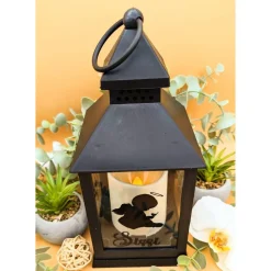 Grablicht Sternenkind, Led Laterne mit 6h Timer, Personalisiert,  Gedenklicht, Trauerlicht, Trauerlaterne, Erinnerungsli