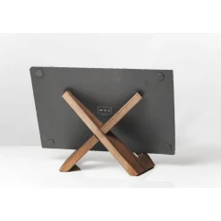 Grabstein/Gedenktafel aus Schiefer 30x20cm mit Wunschgravur – Persönlicher Grabschmuck & Fotogravur