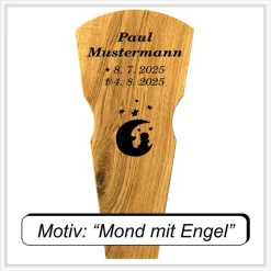 Grabtafel Unfallkreuz Eiche3 inklusive Beschriftung Übergangskreuz Wegekreuz aus Holz