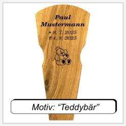 Grabtafel Unfallkreuz Eiche3 inklusive Beschriftung Übergangskreuz Wegekreuz aus Holz