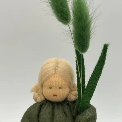 Grasmädchen - Jahreszeitentisch  - Frühling - Blumenkinder - Weihnachtsdeko