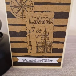 Gratulationskarte / England / Wunscherfüller / Traumreise England / Reisewünsche England / Reisen / Urlaubswunsch