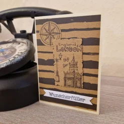 Gratulationskarte / England / Wunscherfüller / Traumreise England / Reisewünsche England / Reisen / Urlaubswunsch