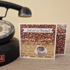 Gratulationskarte / Kaffeegrußkarte / Kaffeeliebhaber Karte / Kaffeezeit Karte / Kaffee Spezialkarte / Kaffee Liebhaber