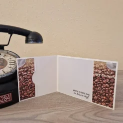 Gratulationskarte / Kaffeegrußkarte / Kaffeeliebhaber Karte / Kaffeezeit Karte / Kaffee Spezialkarte / Kaffee Liebhaber