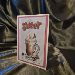 Gratulationskarte / Schokoglasmotiv /Süße Überraschung / Dankeskarte / Geschenk / Grußkarte