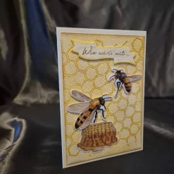 Gratulationskarte Bienenmotiv / Honigdesign Karte / Bienen Grußkarten / Glückwunschkarte