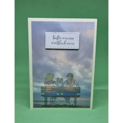 Gratulationskarte Freundin / Freundschaft Geschenkkarte / Karte für beste Freundin / Freundschaftskarte Kaffeeliebe