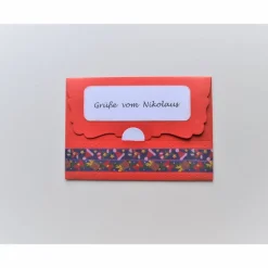 Grüße vom Nikolaus. Geschenkkuvert für Geldgeschenke oder Gutschein
