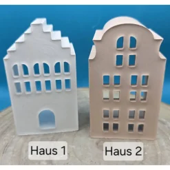 Große Lichthäuser aus Raysin in Pastell – Einzigartige Deko & sanftes Licht