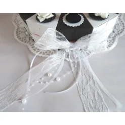 Große Schachteltorte, Hochzeitstorte,Torte zur Hochzeit in SCHWARZ-WEIß, Geldgeschenktorte, Geldgeschenk zur Hochzeit