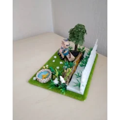 Großeltern Geschenk Garten Deko – Einzigartige Szene für Oma & Opa vom SaBienchenshop