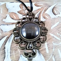 großer Anhänger bronze 18mm Cabochon mit Wunschmotiv mit Foto