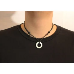 Großer, massiver Silberanhänger 