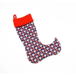 Großer Nikolausstiefel Nikolaussocke Nikolausstrumpf handgefertigt mit Nikolausgesicht Mütze personalisierbar mit  Namen