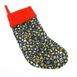 Großer Nikolausstiefel Nikolaussocke Nikolausstrumpf handgefertigt Weihnachtsmotiven personalisierbar mit Namen