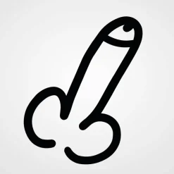 Großer Penis Aufkleber – Biggus Diggus | Autosticker | Pimmel Autoaufkleber JGA Junggesellenabschied | Scherz