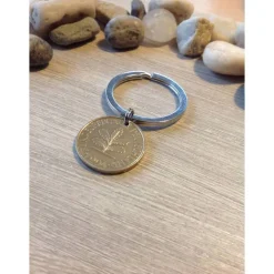 Groschen, Tacken, Zehner - Schöne alte Münze am Schlüsselring / 1994