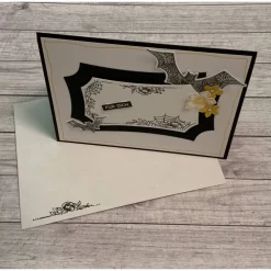 Grußkarte / Glückwunschkarte, Ein kleiner Gruß zu Halloween oder zum Geburtstag, Fledermäuse, Handarbeit, Stampin‘Up!