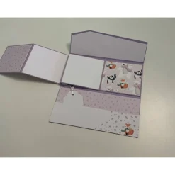 Grußkarte / Glückwunschkarte zu verschiedensten Anlässen für Tickets / Eintrittskarten, Pinguine zum Geburtstag