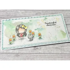 Grußkarte / Glückwunschkarte „Freundschaft ist Herzenssache“ zum Geburtstag oder anderen Anlässen, für die Freundin