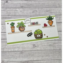 Grußkarte / Glückwunschkarte „Juhu-Wünsch dir einen tollen Tag“ zum Geburtstag o. anderen Anlässen, Blumen, Handarbeit