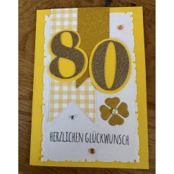 Grußkarte oder Einladung Geburtstag