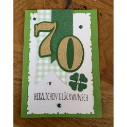 Grußkarte oder Einladung Geburtstag