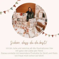 Grußkarte Weihnachten Heiße Schokolade Tasse Lebkuchen - Klappkarte A6 Weihnachtskarte - Postkarte Weihnachten - Geschen