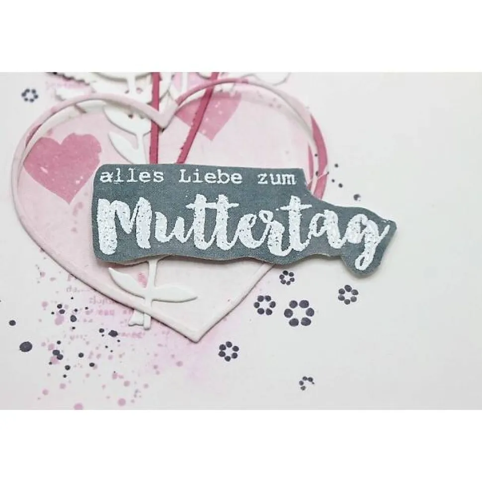Grußkarte zum Muttertag - Muttertagskarte, Danke Mama