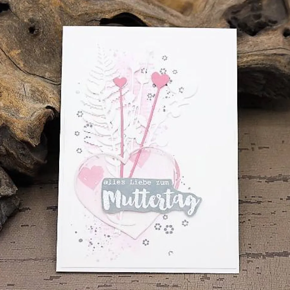 Grußkarte zum Muttertag - Muttertagskarte, Danke Mama