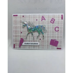 Grußkarte zur Einschulung, 