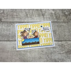 Grußkarten / Glückwunschkarten für Kinder, „Yippie du hast Geburtstag“, Karte für Mädchen & Jungen, Stampin‘ Up!