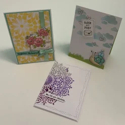 Grußkarten / Glückwunschkarten zum Geburtstag, Torte, Schnecke, Mandala, Handarbeit, Stampin’Up