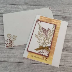 Grußkarten / Glückwunschkarten zu verschiedensten Anlässen, „Blätter im Herbst“, zum Geburtstag, Handarbeit, Stampin’Up!