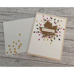Grußkarten / Glückwunschkarten zu verschiedensten Anlässen, „Blätter im Herbst“, zum Geburtstag, Handarbeit, Stampin’Up!