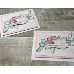 Grußkarten / Glückwunschkarten zum Geburtstag, zur Hochzeit oder anderem Anlass, blumige Grüße, Geburtstagskarte