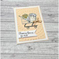 Grußkarten Glückwunschkarten Geburtstag etc. „Shopping-Bonus für dich“ Gutschein shoppen Cards Handmade Stampin‘ Up!