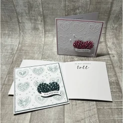 Grußkarten Glückwunschkarten „Du bist toll“ Cards Karten Valentinstag Geburtstag Muttertag Freundin Herzen Stampin‘ Up!