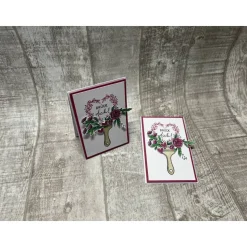 Grußkarten Glückwunschkarten „Drück dich“ Cards Geburtstag Muttertag Valentinstag Anlass Blumen Herz Stampin‘ Up!
