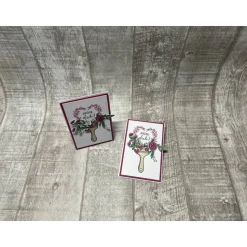 Grußkarten Glückwunschkarten „Drück dich“ Cards Geburtstag Muttertag Valentinstag Anlass Blumen Herz Stampin‘ Up!