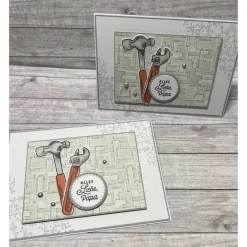 Grußkarten Glückwunschkarten Geburtstag Vatertag Geburtstagskarten Cards Werkzeug Hammer Zange Männerkarten Handmade