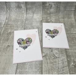 Grußkarten Glückwunschkarten zum Geburtstag etc. „Nur für Dich“ Geburtstagskarte Cards Herzen Handmade Stampin‘ Up!
