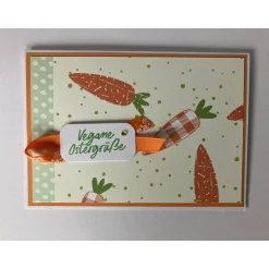 Grußkarten zu Ostern Vegan Handarbeit Stampin’Up Unikate