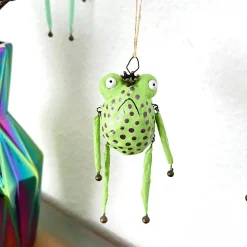 Grumpy Frog. Da wird Ostern wird garantiert mürrisch! Osterdeko, hängender Frosch