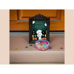 Gruselige Halloween Haus Deko - Türschild als Print in DIN A4 | Gruselige Mumienmotive | Kinder-Halloweenparty | Hallowe