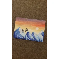 Grusskarte Wintermotiv Aquarell (gedruckt)