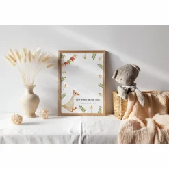 Gästebuch Babyparty Gans Poster Fingerabdruck Gästebuch - Gästebuch Deko Babyshower - Baby Andenken Poster - Babyparty