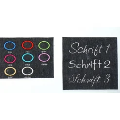 Gästebuch Fotoalbum aus Filz mit Korkkreuz zur Konfirmation Kommunion